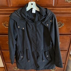 Time and Tru Black Utility Jacket for Women